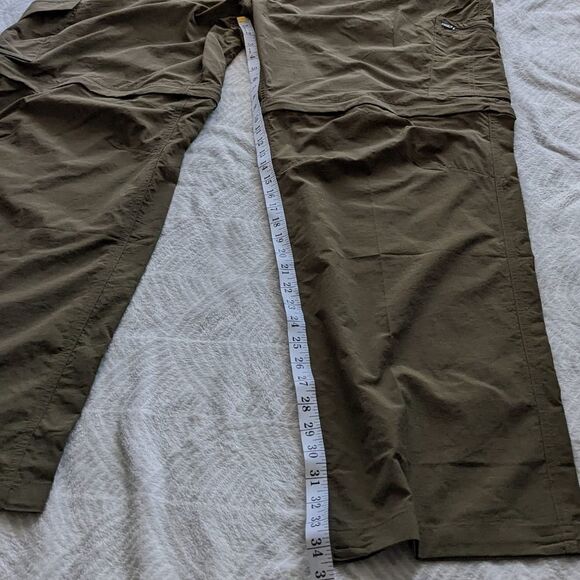 COLUMBIA Silver ridge convertible khaki hiking pants size 54 w 35 L NEW B1 - Picture 10 of 16